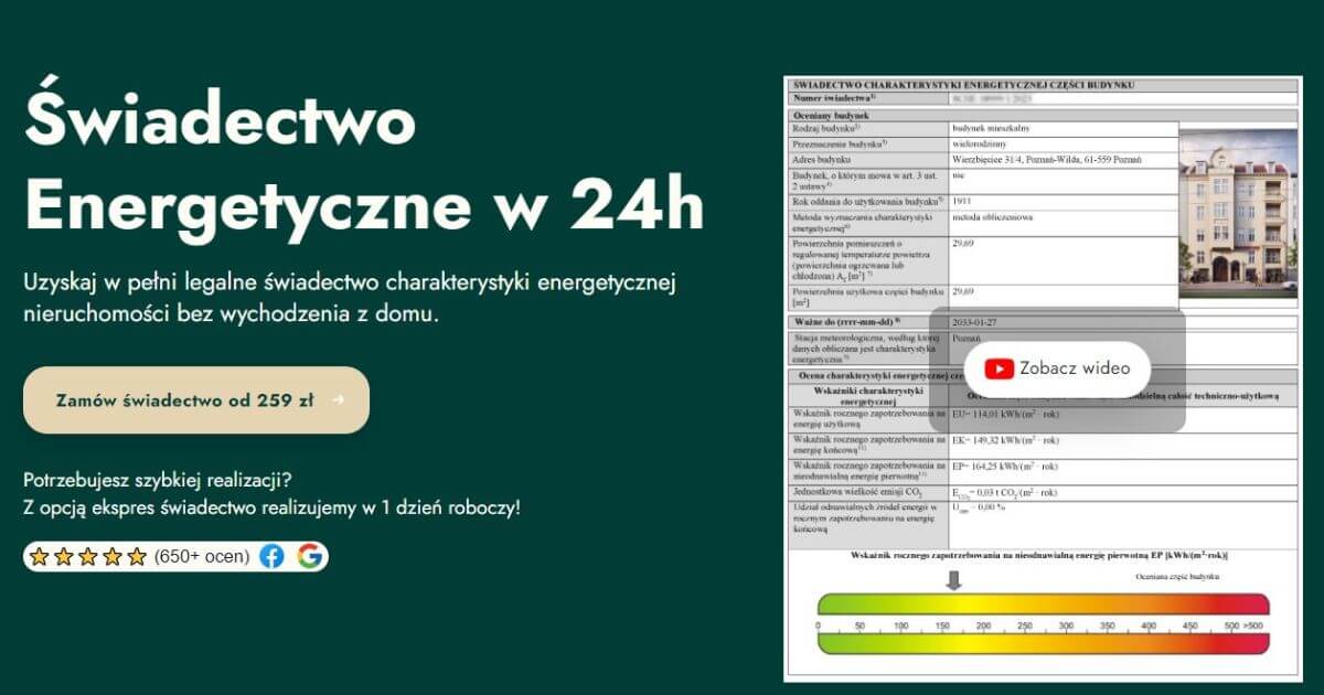audytomat - certyfikaty energetyczne